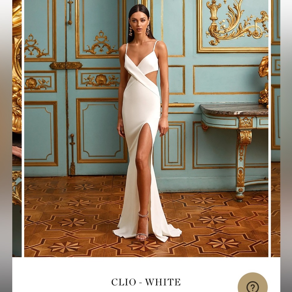 Clio White Dress Alamour the Label